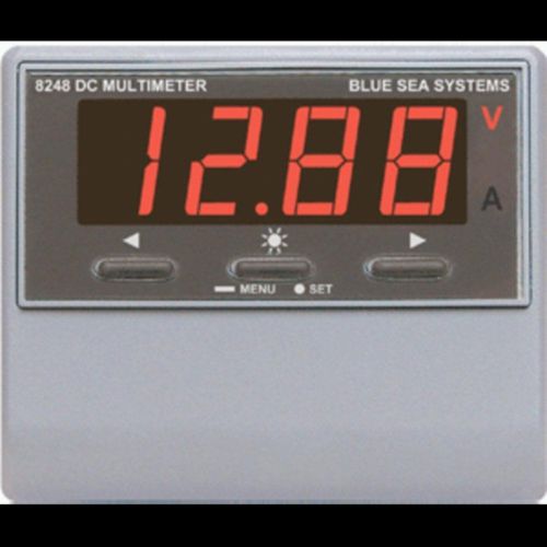 Blue sea 8251 dc digital voltmeter w/alarm