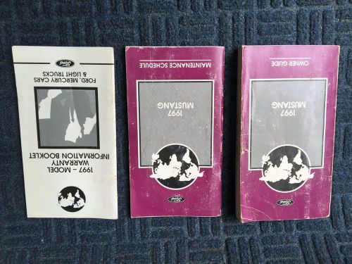 1997 mustang oem owners manual , manuals