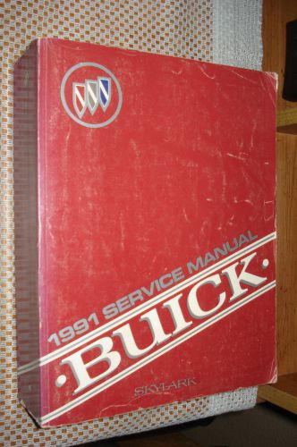1991 buick skylark shop manual original service book nr rare!!!