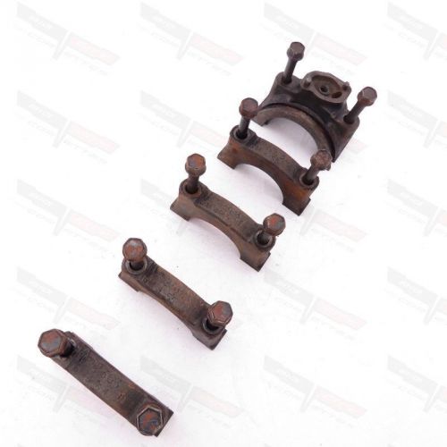 Chevy original sb 350 crankshaft 2 bolt main cap set 2 piece rear seal