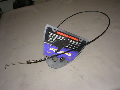 Polaris 1996 slx 780 choke cable knob dash plate (maybe sl slt 650 750 1994 1995