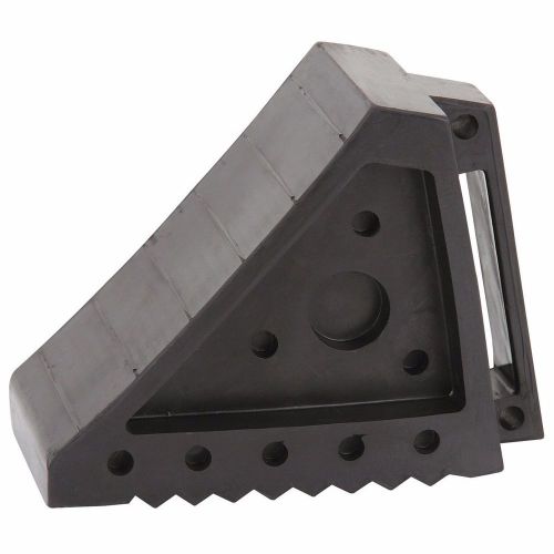 Solid rubber wheel chock