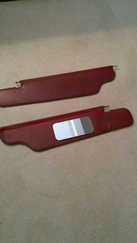 1963 1964 cadillac convertible sunvisors w/mirror
