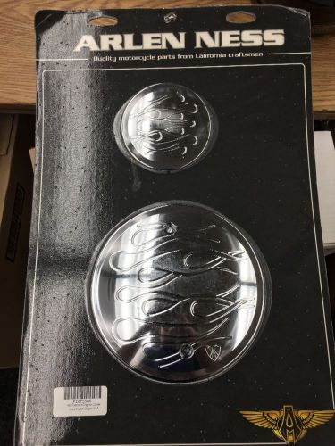 Victory oem billet flame engine covers