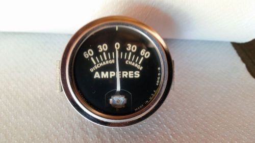Vintage amperes meter 60- to 60+ black face