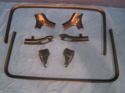 1979 - 1981 firebird/trans am/camaro/z28 black fisher t-top trim complete set