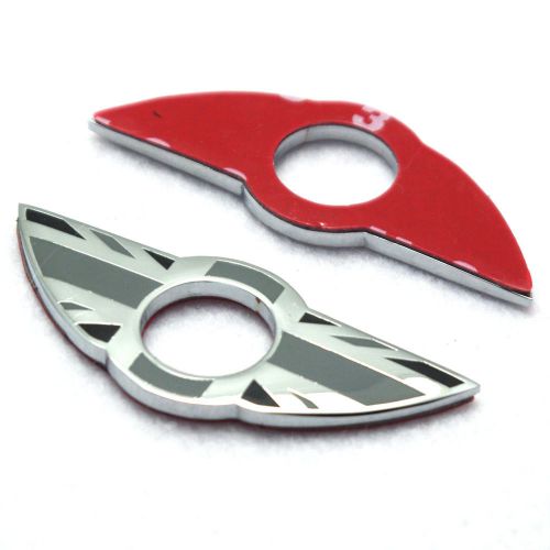 Black door  knob pin button decor for mini cooper (2 door)