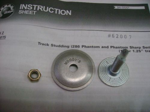 Brp ski doo 3 pc 1.5" track studs for 1" or 1.25" track