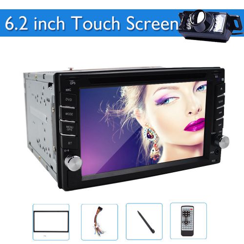 Double 2 din no gps tv hd ipod audio vcd car stereo dvd player mp3 mp4 aux video