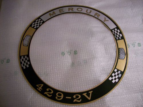 1969 ford mercury 429 2 v  air cleaner decal
