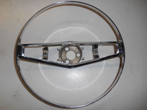 1958 belair steering wheel horn ring