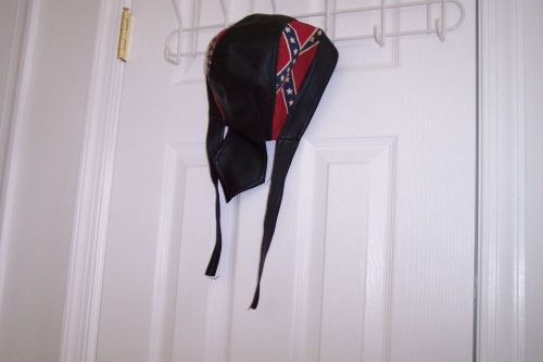 Mens do rag one sizefitsallleather&amp;clothmotorcyclehat reduced price!!!