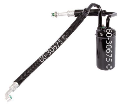New a/c ac accumulator / receiver drier &amp; hose for jeep grand cherokee