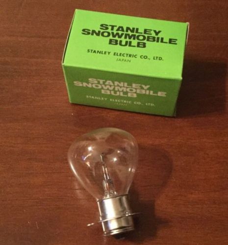 Vintage stanley snowmobile light bulb a7048 12v 60 att j base arctic cat ski doo