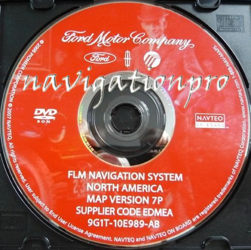 2007-2008 ford expedition edge explorer f-150 250 350 navigation dvd 7p map 2009