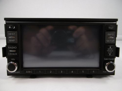 2008 09 nissan altima bose oem am fm cd player with navigation-25915 ja00b