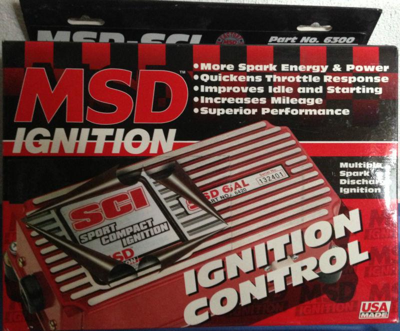 Msd sci cd ignitions pn: 6300