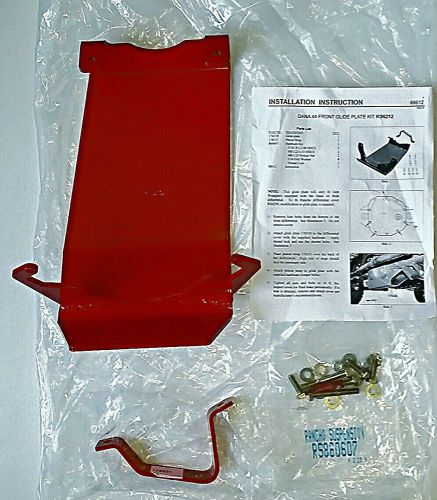 New, rancho rs6212 front differential skid plate, full kit, dana 44, jeep, jk