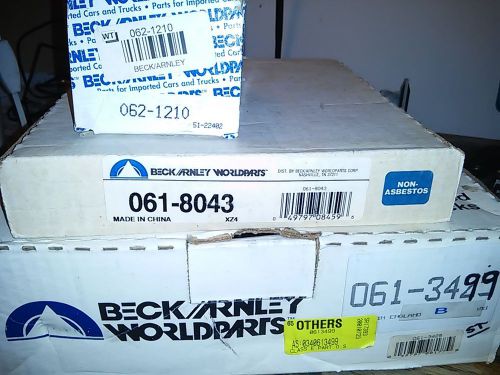 Beck/arnley clutch kit, disc &amp; pressure  toyota  062-1210, 062-8043, 062-3499