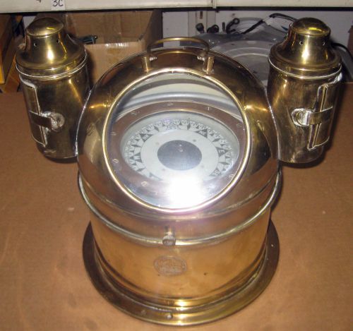 Binnacle compass by solver &amp; svarrer, iver c. weilbach &amp; co. copenhagen