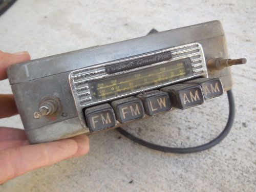 Mercedes vintage becker grand prix am/fm car radio