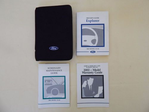 2002 ford explorer owners manual