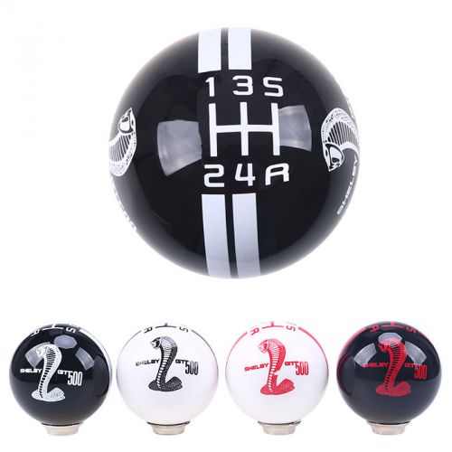Cobra manual 5 speed racing gear shift knob shifter lever black for ford mustang