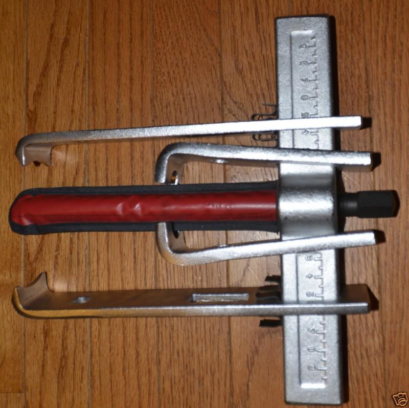 Urrea straight jaw puller set 4212sj, 6 ton, 2-way 6 jaws, 14 pieces