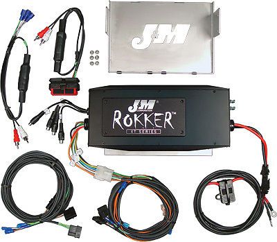 94-1251 j&amp;m rokker p-series amp kit p500w for'06-13 harley  flhx w/r speakers