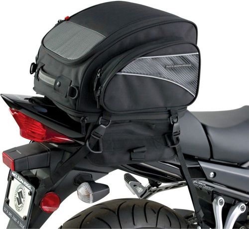 Nelson rigg cl-1040-tp - jumbo motorcycle tail bag luggage - black