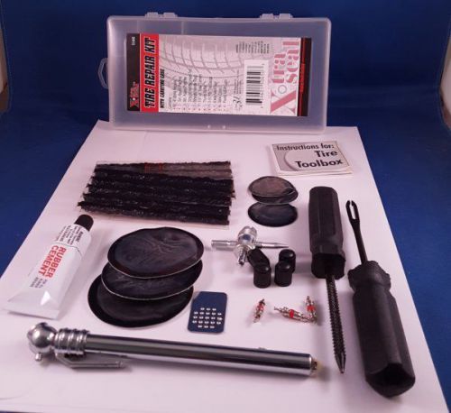 Xtra seal tire tool box, 12 kits