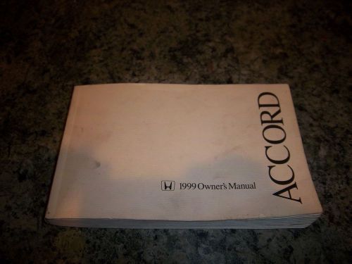 99 honda accord owner’s manual