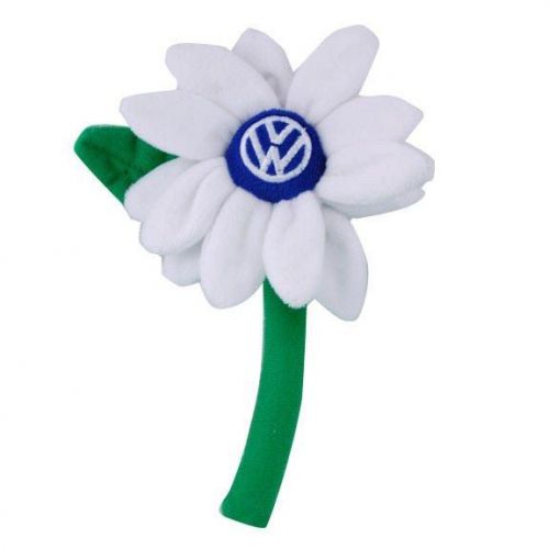 Vw beetle volkswagen white plush daisy flower oem original driver gear sealed