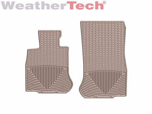 Weathertech all-weather floor mats for bmw m6 - 2012-2016 - 1st row - tan