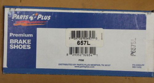 Brand new parts plus 657l rear drum brake shoe set chrysler dodge plymouth