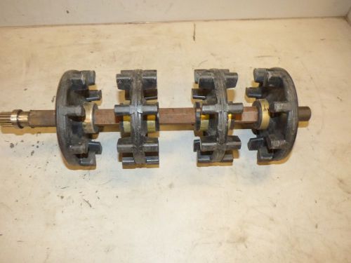 R6 skidoo ski doo track driver drive cog wheel shaft rod