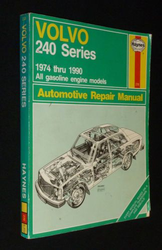 Volvo 240 series 1974 - 1990 repair manual - haynes #270