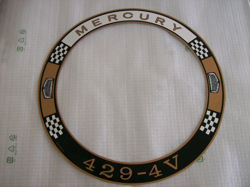 1970 1971 ford mercury 429 4 v  air cleaner decal