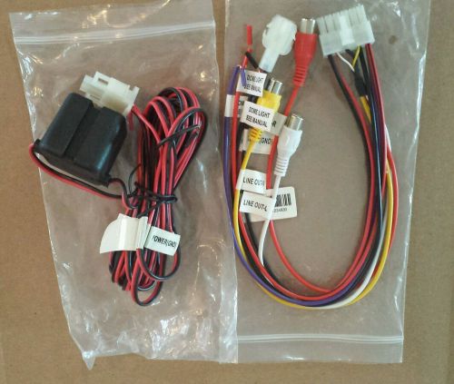 New audiovox advent overhead monitor dvd power harness cables flip-down drop adv