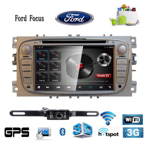 7&#039;&#039; android4.4 car dvd player gps navi stereo for ford focus mondeo s-max galaxy