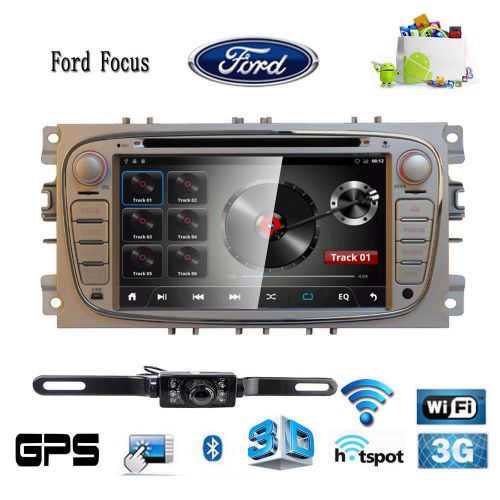 7'' android4.4 car dvd player gps navi stereo for ford focus mondeo s-max galaxy