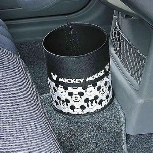 Trash can dust bin barrel objects storage for car auto vehicle / mickey mouse