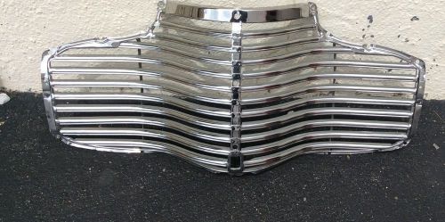 Original recycled 1941 chevrolet car grille restored show chrome finish