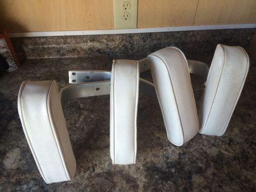 Boat seat armrests set for 2 chairs