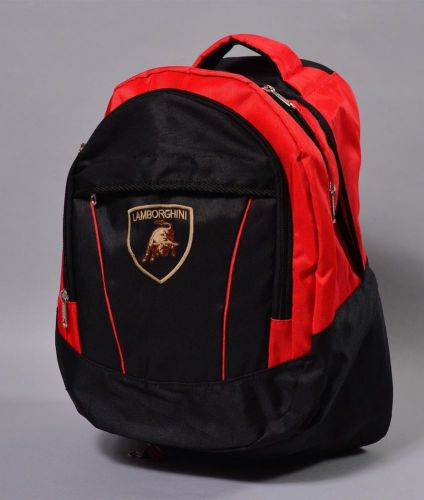 New lamborghini black backpack bag