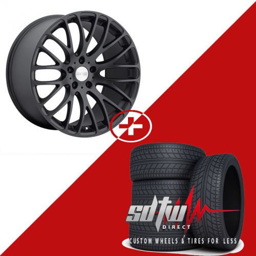 20 staggered mrr hr6 concave matte black wheels w tires rims for honda acura