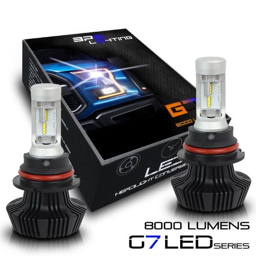 Led headlight conversion kit g7 8000lm 50w replacement bulbs 9004 6000k/6500k