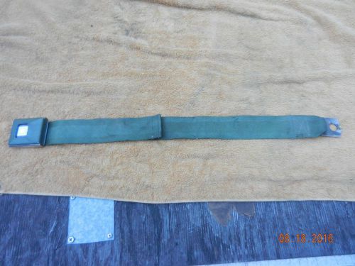 1968-1972 chevelle impala nova gto 442 gs genuine gm used green seat belt # 4911