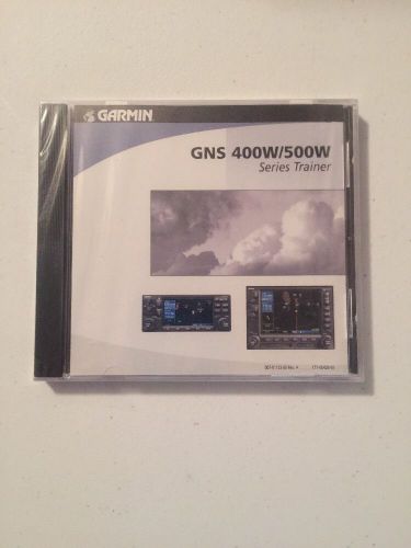 New garmin aviation navigator simulation trainer cd for gns 400w/500w series