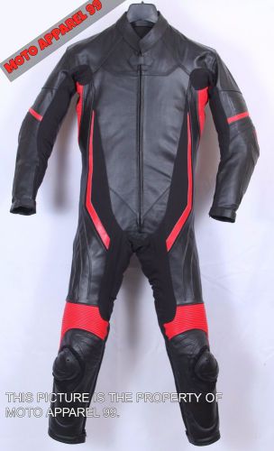 1pc unbranded motorbike cowhide leather racing suit ce approved armor all sizes